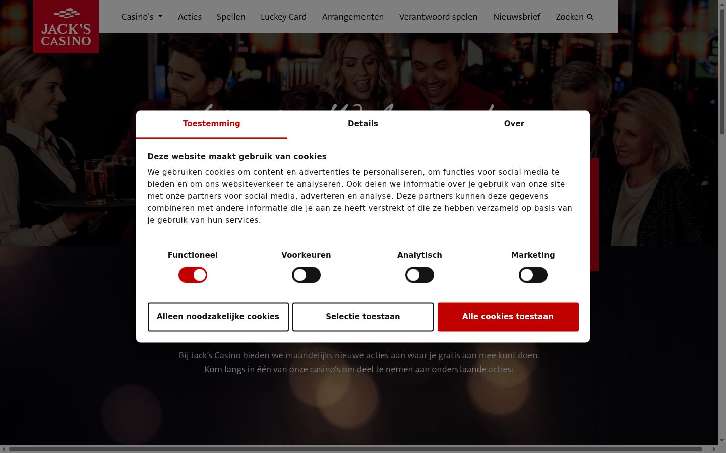 Sutikimo reklamjuostės, rodytos prieš bet kokią sąveiką, ekrano kopija