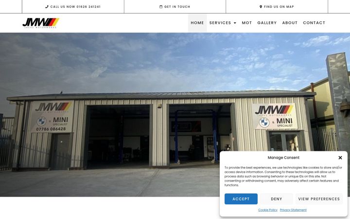 Screenshot of jacksmotorworks.co.uk