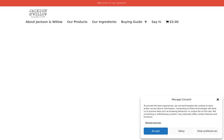 Screenshot of jacksonandwillow.co.uk