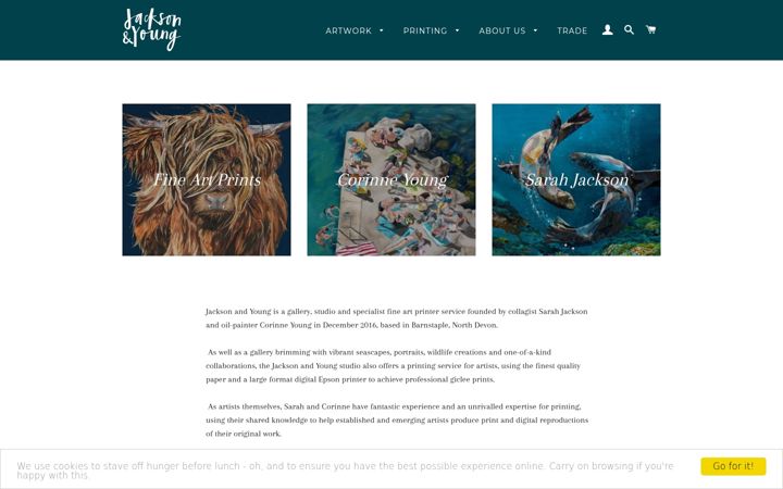 Screenshot of jacksonandyoung.co.uk