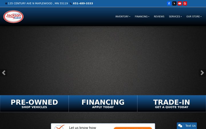 Screenshot of jacksonautoeast.com