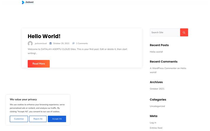 Screenshot of jacksonconsulting.es