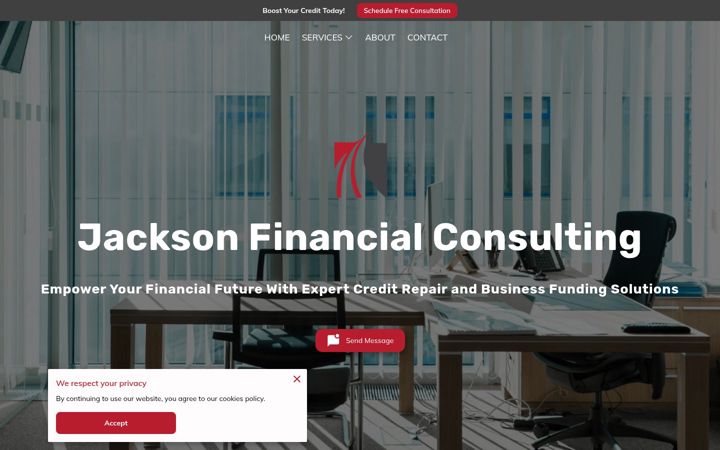 Screenshot of jacksonfinancialconsulting.com