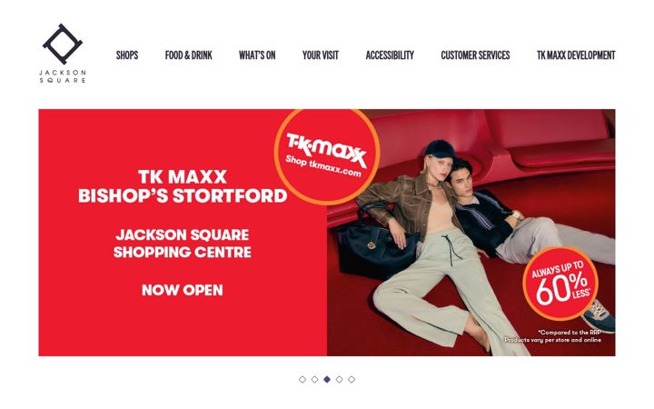 Screenshot of jacksonsquareshopping.co.uk