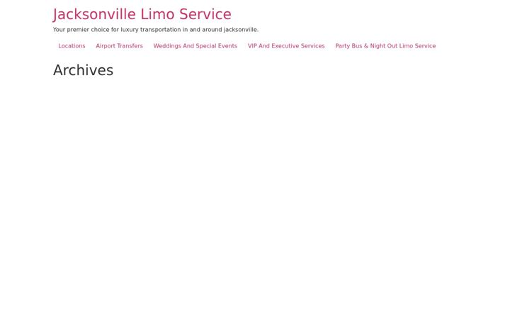 Screenshot of jacksonvillelimoservice.com