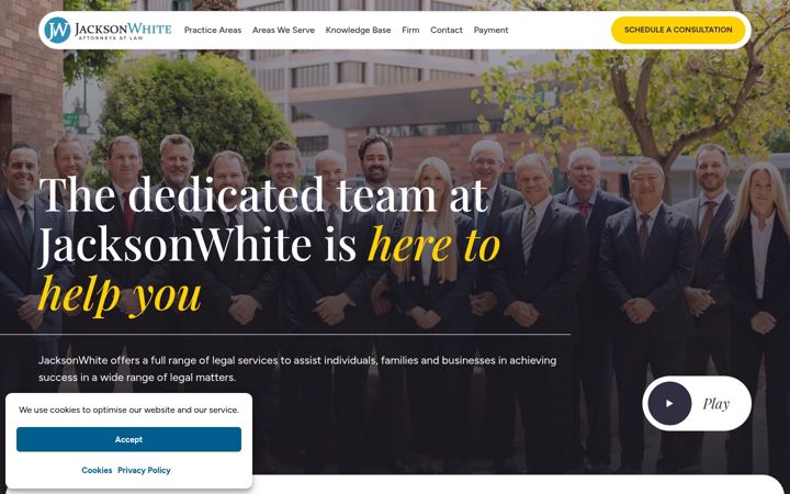 Screenshot of jacksonwhitelaw.com