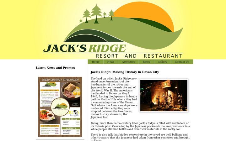 Screenshot of jacksridgedavao.com