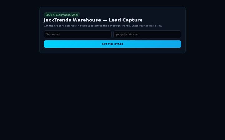 Screenshot of jacktrendswarehouse.co.uk
