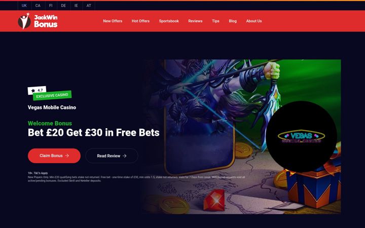Screenshot of jackwinbonus.com