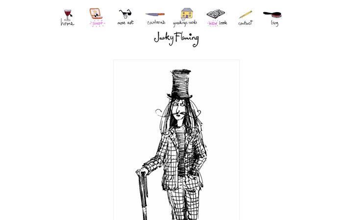 Screenshot of jackyfleming.co.uk