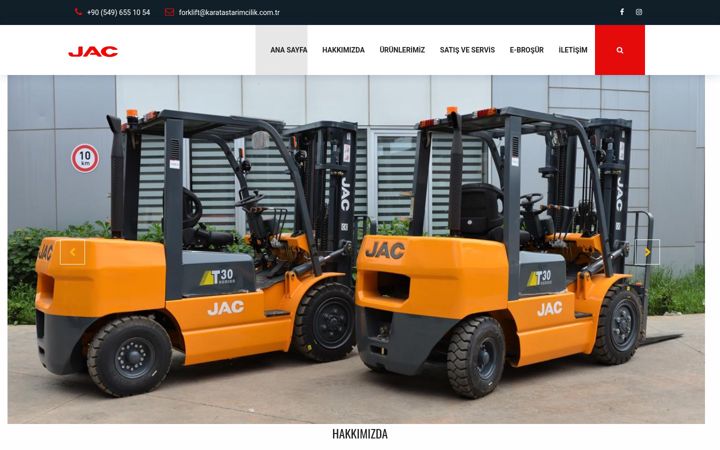 Screenshot of jaclift.com