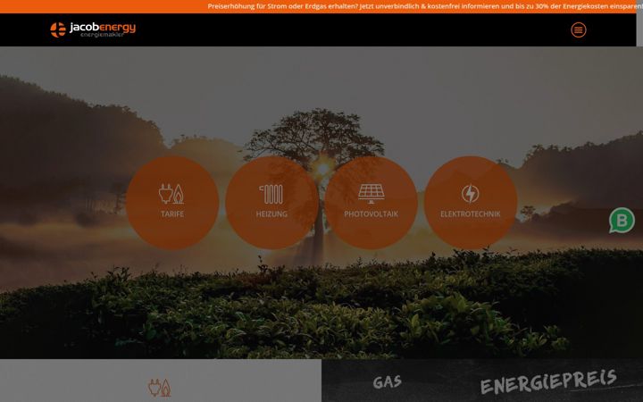 Screenshot of jacob-energy.de