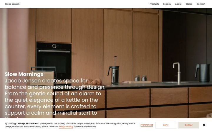 Screenshot of jacob-jensen.de