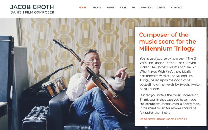 Screenshot of jacobgroth.com