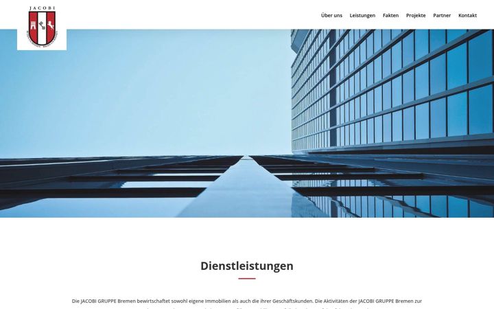 Screenshot of jacobi-gruppe.de