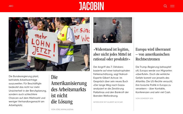 Screenshot of jacobin.de