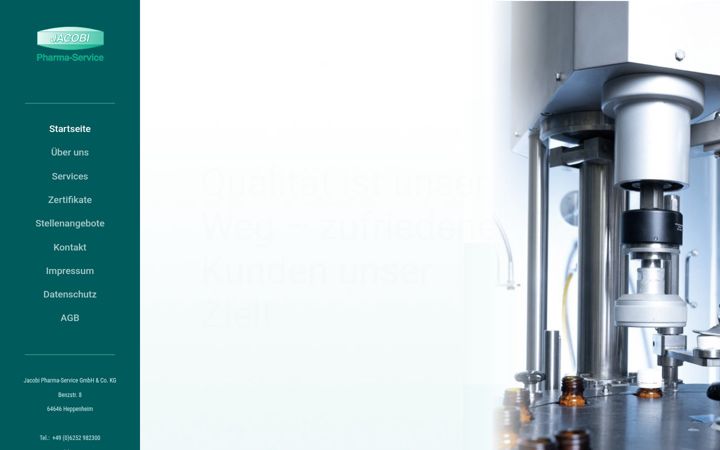 Screenshot of jacobipharma.de
