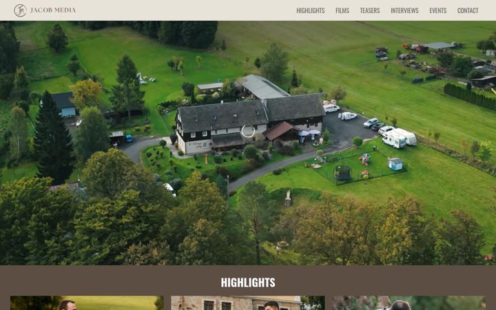 Screenshot of jacobmedia.cz