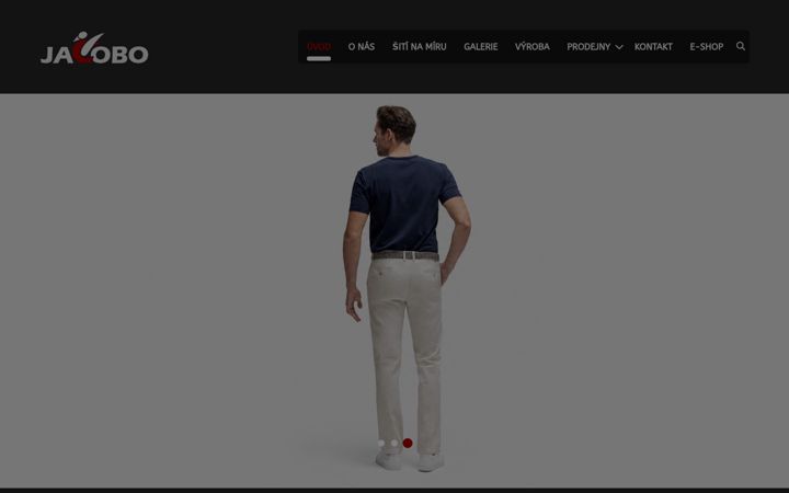 Screenshot of jacobo.cz