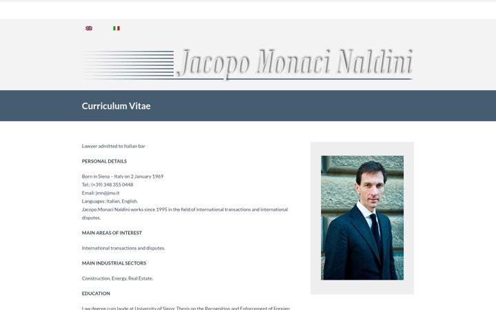 Screenshot of jacopomonacinaldini.it