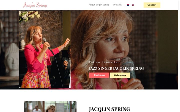 Screenshot of jacqlinspring.com