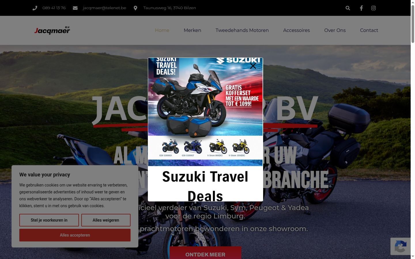 Sutikimo reklamjuostės, rodytos prieš bet kokią sąveiką, ekrano kopija
