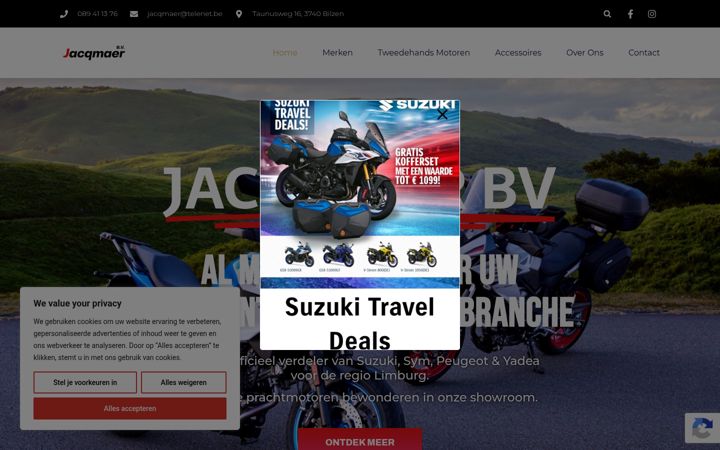Screenshot of jacqmaer.be