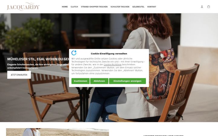 Screenshot of jacquardy.com