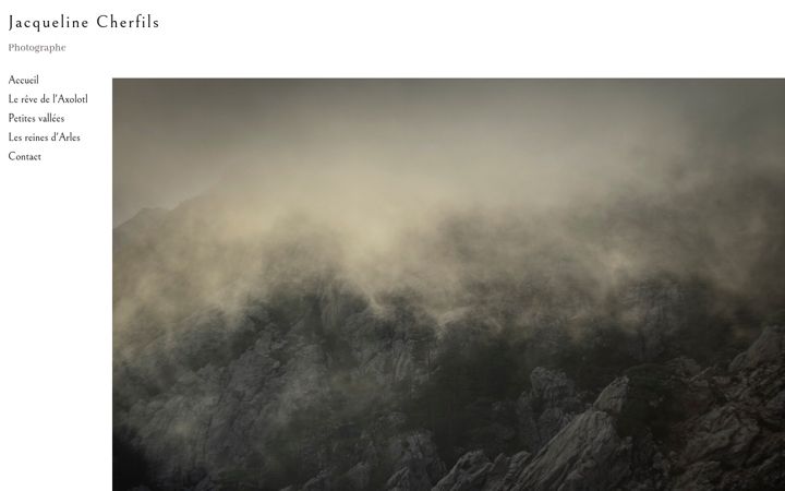 Screenshot of jacquelinecherfils.com