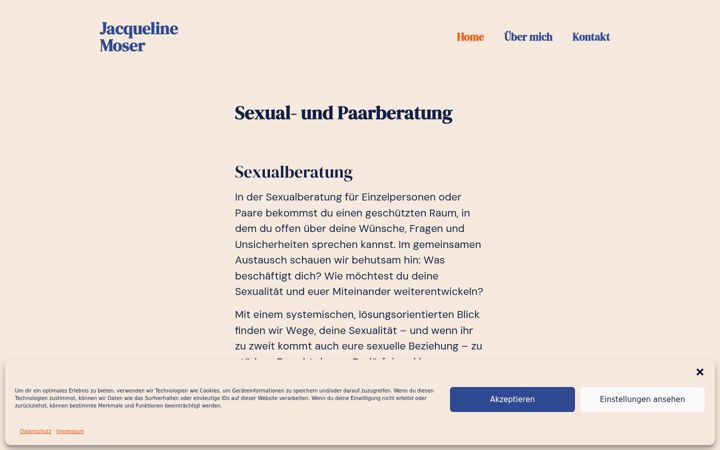 Screenshot of jacquelinemoser.ch