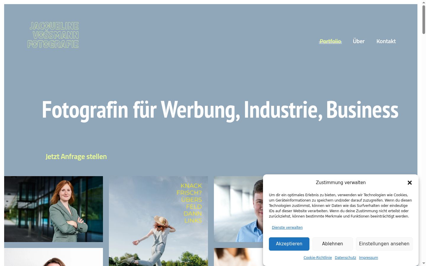 Screenshot van de toestemmingsbanner zoals getoond vóór enige interactie
