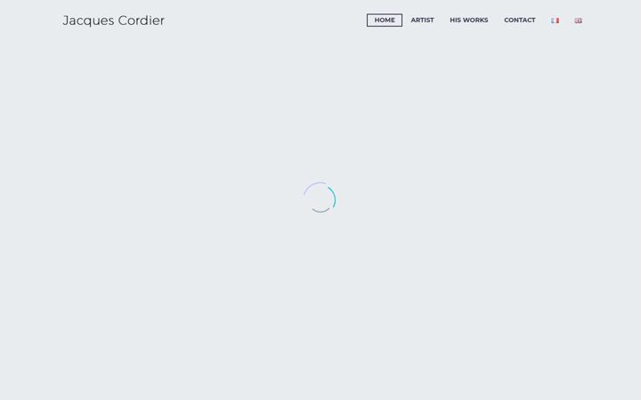 Screenshot of jacques-cordier.com