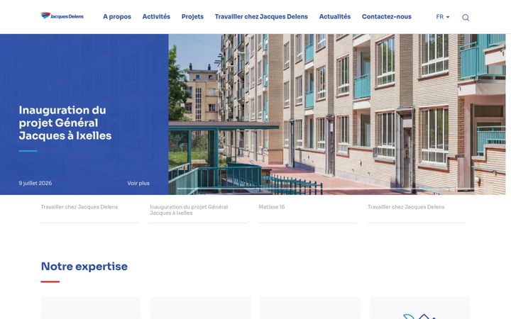 Screenshot of jacquesdelens.be