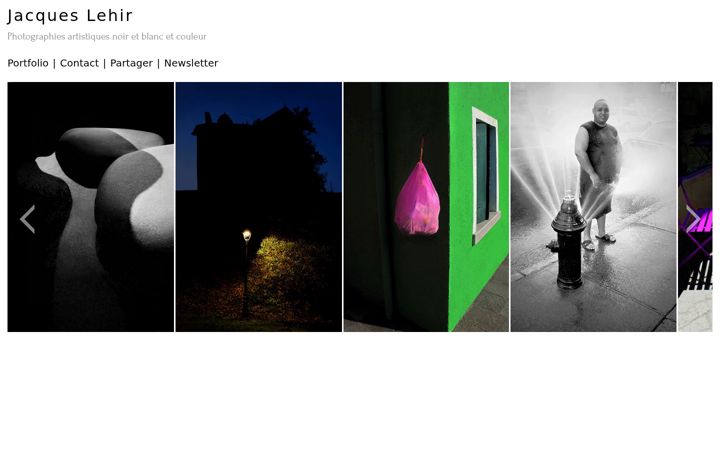 Screenshot of jacqueslehir.com