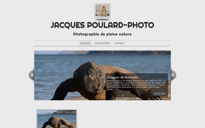 Screenshot of jacquespoulard-photo.fr