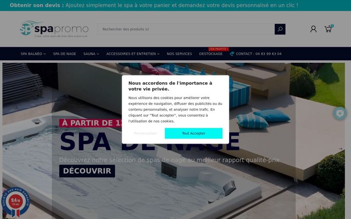 Screenshot of jacuzzi-promo.com