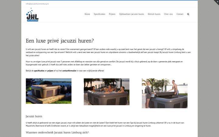 Screenshot of jacuzzihurenlimburg.nl