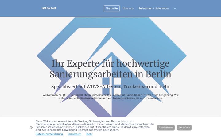 Screenshot of jade-bau.de