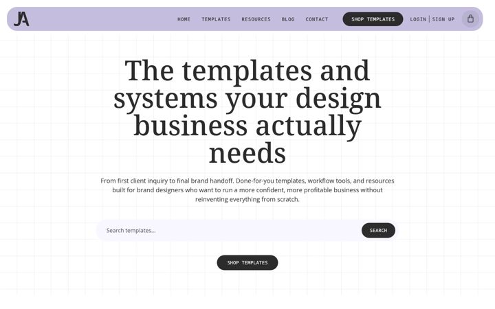 Screenshot of jadeagarddesign.com