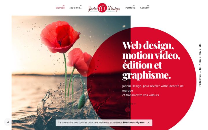 Screenshot of jademdesign.com