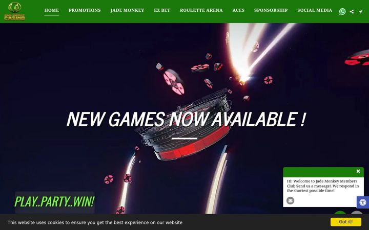 Screenshot of jademonkeyltd.com