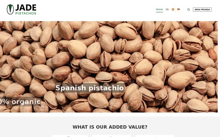 Screenshot of jadepistachos.es
