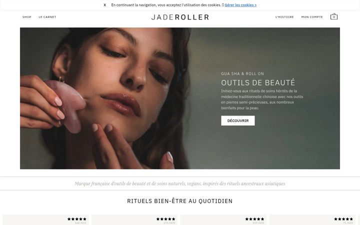 Screenshot of jaderoller.com