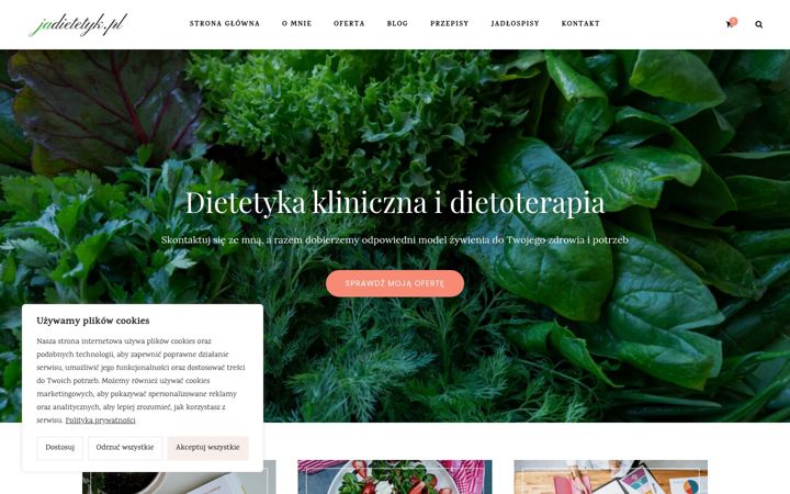 Screenshot of jadietetyk.pl
