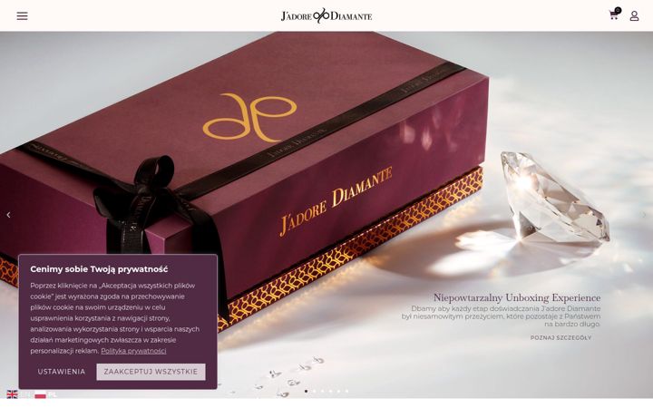 Screenshot of jadorediamante.com
