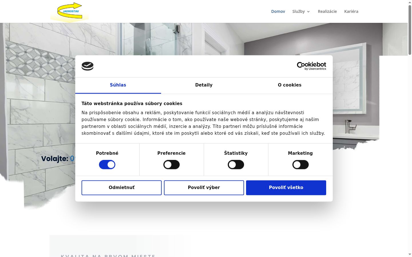 Captura de ecrã do banner de consentimento apresentado antes de qualquer interação