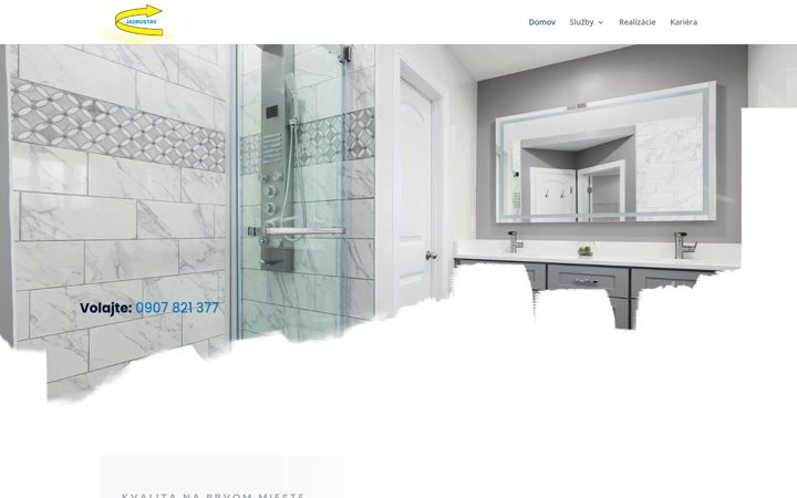 Screenshot of jadrostav.sk