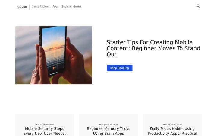 Screenshot of jadsan.com