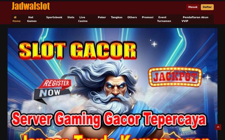 Screenshot of jadwalslot.com