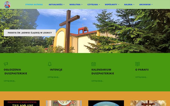 Screenshot of jadwigalegnica.pl